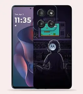 Layers skins Mario Play Moto Edge 60 pro Layer Skins Mobile Back Skin Rear Screen Guard Protector Film Wrap (Coverage - Back+Camera)