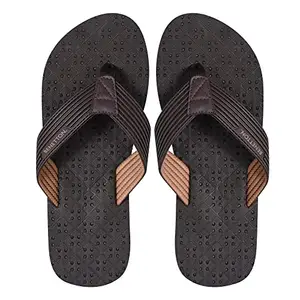 United Colors of Benetton UCB Men's High Fashion Smart, Brown EVA Flip Flops and House Slippers