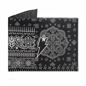 Supervek Bandana Paisley Stitched Paper Wallet - Streetwear Hypebeast Paper Slim Bifold Mens Wallet - Men's Credit Card Holder Purse Wallets, Gifts for Him Boys Gents - RFID Blocking