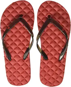 United Colors of Benetton Women's Red Flip-Flops and House Slippers - 3 (17P8CFFPL107I)