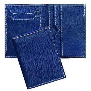 GREEN DRAGONFLY PU Leaher Pocket Sized Credit Debit ATM Card Holder Wallet & Money Pocket for Men & Women(NMB/202306541-Blue)