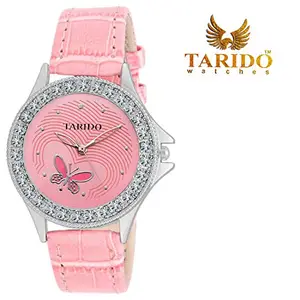 Tarido New Style Analog Pink Dial Women Watch - TD2407SL06