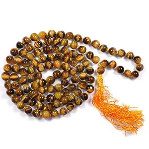 SACHIN TRADERS Natural Reiki Feng-Shui Mala Necklace 6 mm Crystal Stone 108 Bead Jaap Mala for Men and Women