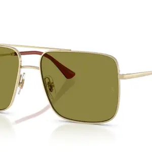 Visit the Ray-Ban Store RAY-BAN Unisex UV Protected Square Sunglasses - 0RB3758