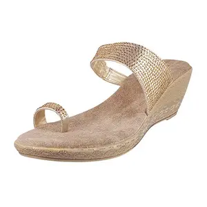 Metro Metro Women 35-2398 Gold Fashion Sandals-4 UK (37 EU) (35-2398-15)