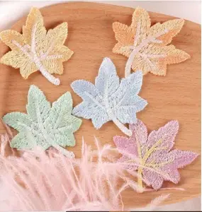 BELICIA 5pcs Maple Leaf Design DIY Sewing Patch