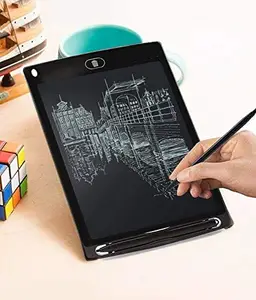 Generic LCD 8.5 Inch Writing Tablet with Stylus Pen, for Drawing, Playing, Noting by Kids & Adults, Black