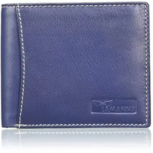 Blue Colour Genuine Leather Wallet for Men of JusTrack (LWM00176-JT_2)