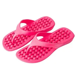 EARTHCONE Quick Dry Massage Shower Slippers, Nonslip Women Shower Slippers, Washable Bath Slipper for Shower Bedroom Home Garden, Pink (1Pair) (Medium)