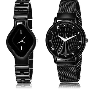 NEUTRON Analogue Analog Black Color Dial Women Watch - G654-G513 (Pack of 2)