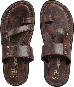 STYLE HEIGHT Men Casual - Style No. S716-Brown-10