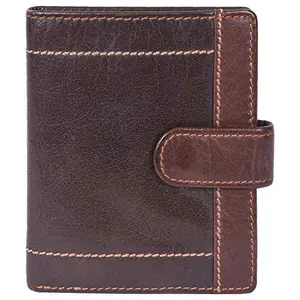 Leatherman Fashion LMN Genuine Leather Tan Unisex Bifold Wallet 2 Card Slots