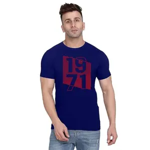 ALLEN BLACK Men's Round Neck T-Shirt Comfortable & Stylish Men's T-Shirt Idea for Gym, Sports, Casual Outings, or Lounge Wear - Large$2337 Black