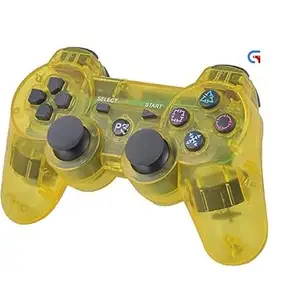 GET IN THE GAME Wireless Controller Dual Vibration Game Pad Compatible with All Play Station 3, PS3 Console (Yellow)