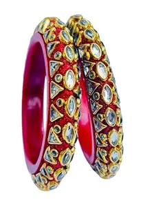 Vibrant Colorful Kada Bangle Set - 7-Piece Ethnic Arm Candy Collection (2.4)