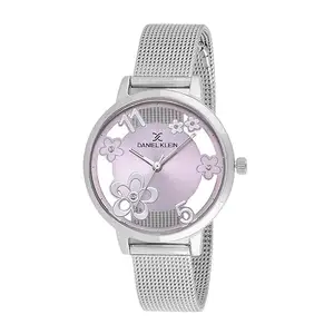 DANIEL KLEIN Stainless Steel Analogue Pink Dial Women's Watch-DK.1.13456-2
