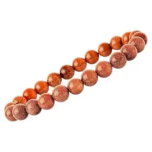 GEMSMANTRA Natural Gemstone 8 mm Bracelet for Men & Women | Stretchable Crystal Beads | Spiritual Meditation Bracelet | Regular & Mahashivratri Energized Variants