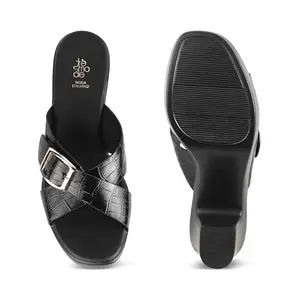 tresmode 221-MOTRIL CHAMPAGN Women Dress Block Heel Sandals EU/36 UK/3