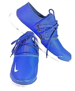 Pooja Creation Royal Blue Casual Formal Shoe (9)