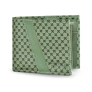 Relish Men's Artificial Leather Green Bifold Wallet/Purse for Men.