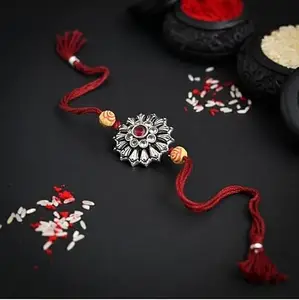 Shyam Enterprises Simple mauli Rakhi thread | Traditional Red yellow Rakhi for brother