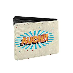 styleme Canvas Wallet for Man,Boys 6 Card Holder Wallet Dsigner Multicolor Genuine Leather Wallet ( wn 184