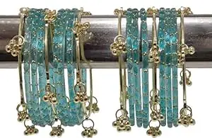 Kashmiri Bangles Bracelet Chudia Set of 18 for Women Bridal Marriage Bride Traditional Wedding Jewelry Indian Ethnic Party Ladies Fashion Bangle Chudia Set Handmade Stylish Bridal Chooda