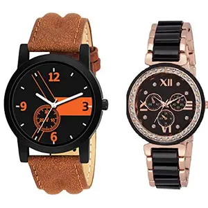 RPS FASHION WITH DEVICE OF R Analog Attractive Watch Combo Pack of 2