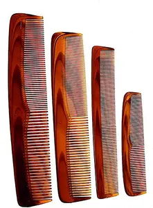 looks like fashion Grooming Plastic Hair Combs for Men and Women - Pack of 4
