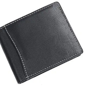 KAEZRI RFID Protected Leather Men's Wallet (Black)