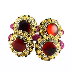 MAYA FASHION Pink Stone Acrylic-Brass Bangle With Very Extra Large Size Elegant Extra Large Size Bangle | Perfect Fit for Plus Size banglesTrendy and Comfortable Fit for woman and girls | (Sku-ban1304)