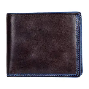 Leatherman Fashion LMN Genuine Leather Black Unisex Wallet(4 C Slot)