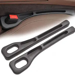 HUUSO 2 Pack Car Seat Side Gap Filler with Slot for Storing Phone, Cards & Coins, Side Gap Plug Strip to Prevent Dropping Items Compatible with Jeep Compass