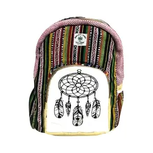 Laptop Backpack Colorful Tribal Designs ? Versatile Canvas Daypack/School bag/Travel, Bag for Everyday Use (Multicolor)