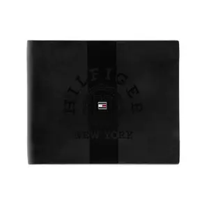 TOMMY HILFIGER Wallet of Men, Black-Regular, Loraine | Wallet for Men Leather Original