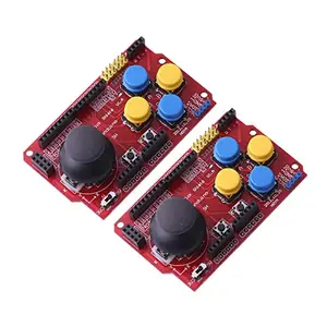 OCESTORE DUNSI 2pcs Joystick Shield Gamepad Analog Keyboard and Mouse Function for Ardu Expansion Board