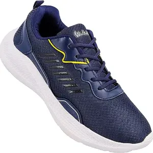 WALKAROO Gents Navy Blue Sports Shoe (WS3051) 8 UK