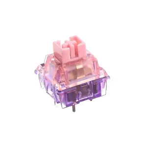 EPOMAKER Flamingo 35 Pieces 47gf Linear Mechanical Keyboard Switches Set, 35gf Initial Force Factory Lubed Switch
