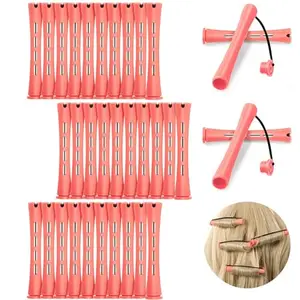 MAYCREATE® Heatless Hair Curler 30pcs Kit, Cold Wave Hair Roller for Women, Hair Curler Rollers Perm Rods, Small Hair Rollers Styling Perming Curl Rods for Cold Wave Perm Curls