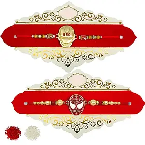 Evisha 2 Pcs Super Hero Spider Bracelet Rakhi For Brother | Rakhi Combo-158-160 | rakhi || rakhi set || rakhi for brother