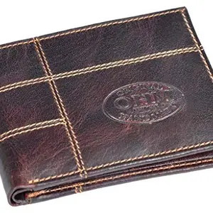 OHM New York® Chili Leather Wallet with Zipped Coin Holder