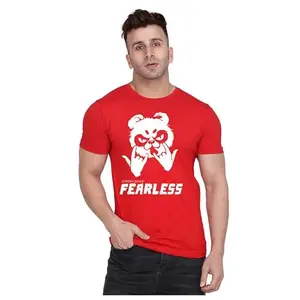 Men's Round Neck T-Shirt | Comfortable & Stylish Men's T-Shirt Idea for Gym, Sports, Casual Outings, or Lounge Wear - Large Navy