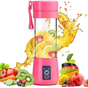 Portable USB Rechargeable Blender – 380ML for Smoothies, Shakes & Juices