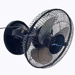 Enamic UK High Speed fan Wall Cum Table Fan Small Size 3 Speed Setting with powerful copper touch motor 12 Inch Black Beauty 300 mm Table Fan for home, Office, Kitchen || SL642 price in India.