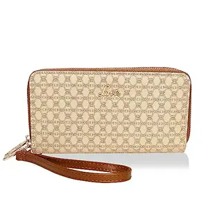 Lavie Women's Mono Savy Dual Zip Wallet | Ladies Purse wallet