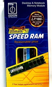 ODiON DDR3 2GB 1333MHZ RAM for Desktop price in India.