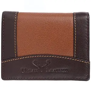 URBAN LEATHER® Zayn Genuine Leather Men’s Wallet | Leather Wallet for Men | RFID Blocking Men’s Wallet (Brown)