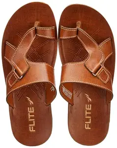 Flite PU Men's Slipper, TAN,8UK,PUG139GTNTN0008