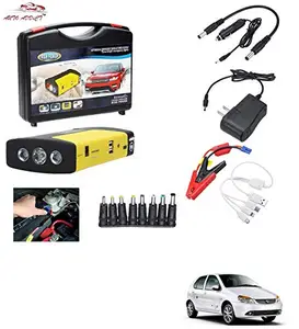 AUTOADDICT Auto Addict Car Jump Starter Kit Portable Multi-Function 50800MAH Car Jumper Booster,Mobile Phone,Laptop Charger with Hammer and seat Belt Cutter for Tata Indica