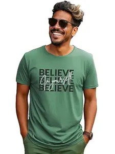 royal traders HC-Printed- Tshirt-Olive Green